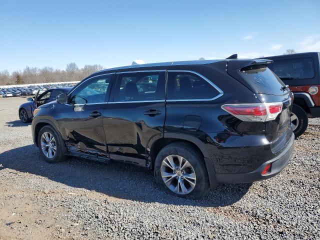 5TDJKRFH4FS189015 - 2015 TOYOTA HIGHLANDER XLE 黑色 照片 2