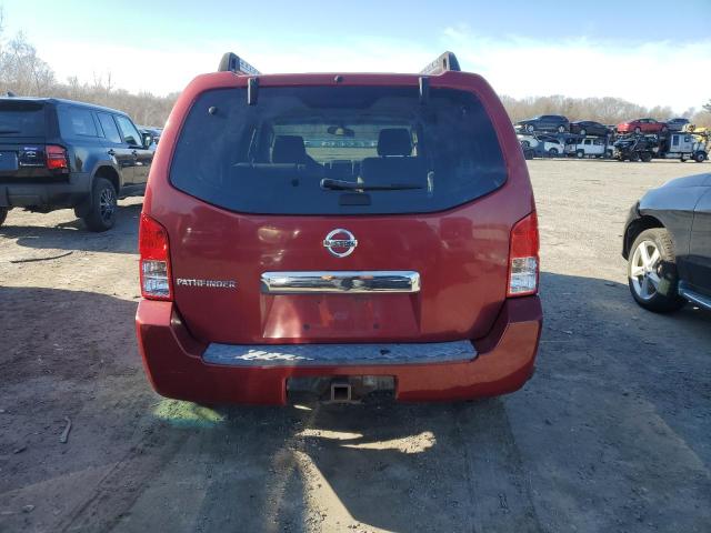 5N1AR18W86C611261 - 2006 NISSAN PATHFINDER LE წითელი ფოტო 6