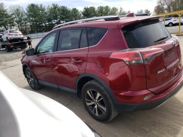 2T3WFREV7JW411832 - 2018 TOYOTA RAV4 ADVENTURE RED photo 2