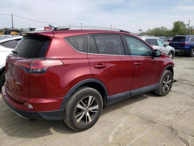 2T3WFREV7JW411832 - 2018 TOYOTA RAV4 ADVENTURE RED photo 3