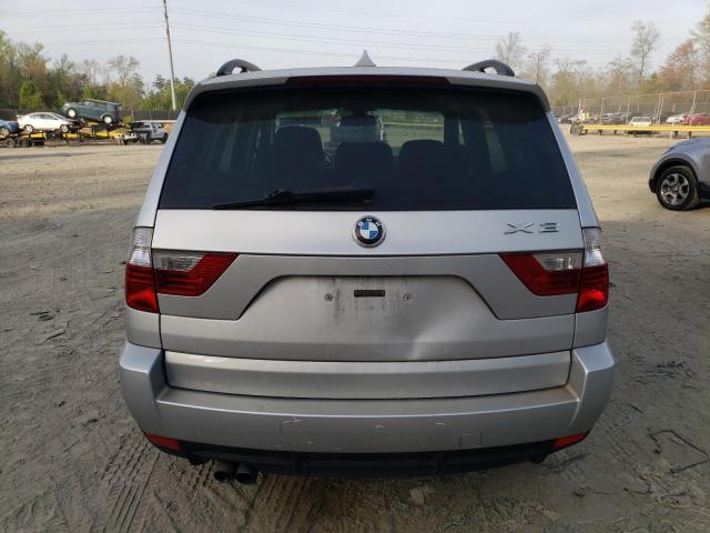 WBXPC93429WJ27886 - 2009 BMW X3 XDRIVE30I SILVER photo 6