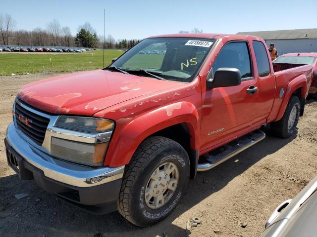 1GTDT196X48126170 - 2004 GMC CANYON RED photo 1