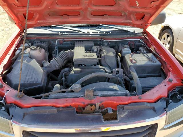 1GTDT196X48126170 - 2004 GMC CANYON RED photo 11