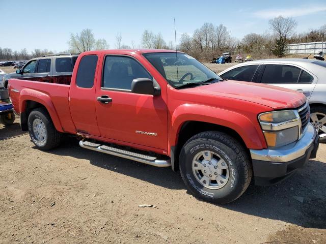 1GTDT196X48126170 - 2004 GMC CANYON RED photo 4