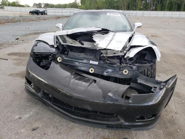 1G1YW2DW9A5102177 - 2010 CHEVROLET CORVETTE GRAND SPORT SILVER photo 5