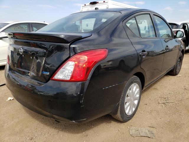 3N1CN7AP2EL843388 - 2014 NISSAN VERSA S BLACK photo 3