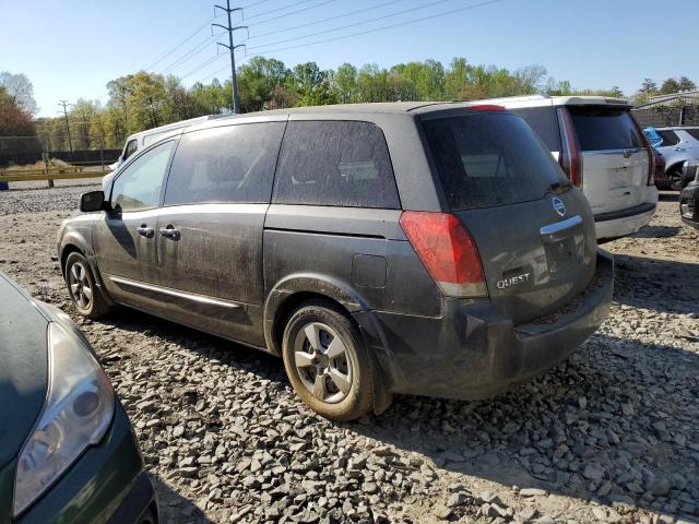 5N1BV28U18N111499 - 2008 NISSAN QUEST S GRAY photo 2