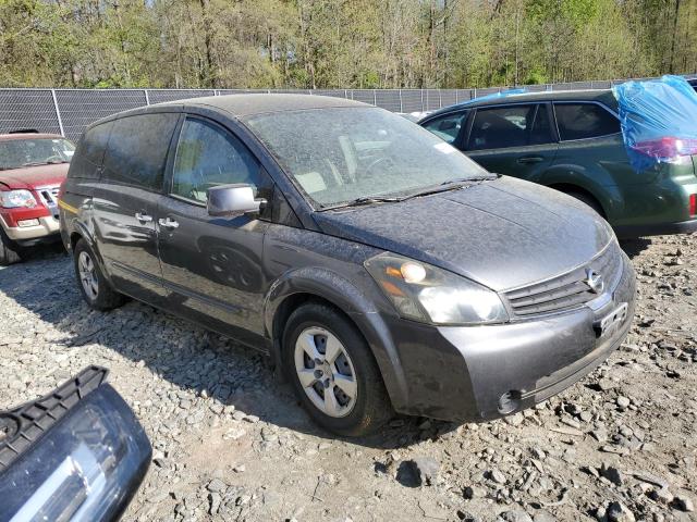 5N1BV28U18N111499 - 2008 NISSAN QUEST S GRAY photo 4