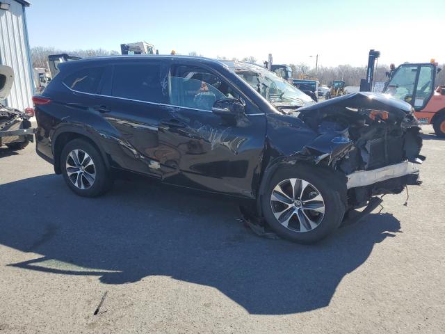 5TDGZRBH6MS058676 - 2021 TOYOTA HIGHLANDER XLE BLACK photo 4