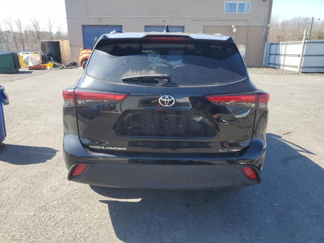 5TDGZRBH6MS058676 - 2021 TOYOTA HIGHLANDER XLE BLACK photo 6