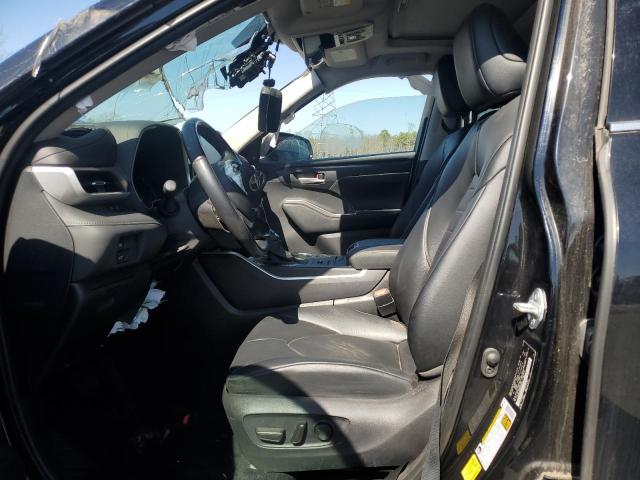 5TDGZRBH6MS058676 - 2021 TOYOTA HIGHLANDER XLE BLACK photo 7