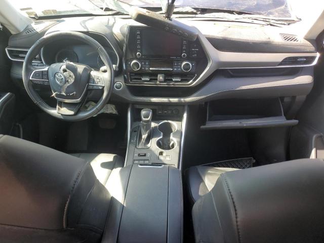 5TDGZRBH6MS058676 - 2021 TOYOTA HIGHLANDER XLE BLACK photo 8