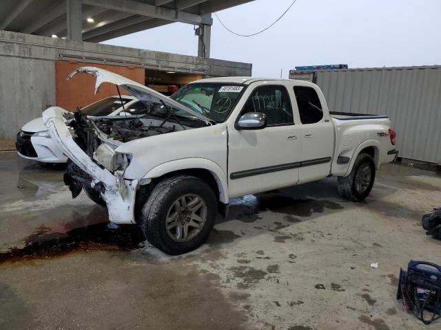 5TBRT34125S471860 - 2005 TOYOTA TUNDRA ACCESS CAB SR5 WHITE photo 1