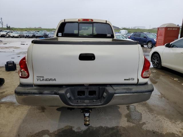 5TBRT34125S471860 - 2005 TOYOTA TUNDRA ACCESS CAB SR5 WHITE photo 6