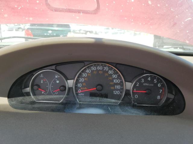 1G8AJ55F37Z121844 - 2007 SATURN ION LEVEL 2 Բորդո լուսանկար 9