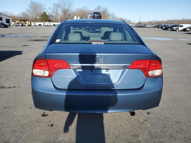2HGFA16989H336718 - 2009 HONDA CIVIC EXL BLUE photo 6