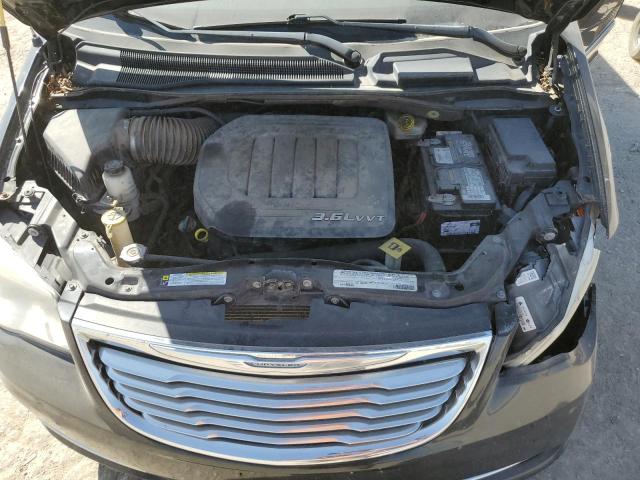 2C4RC1CG1CR273391 - 2012 CHRYSLER TOWN & COU TOURING L BLACK photo 12