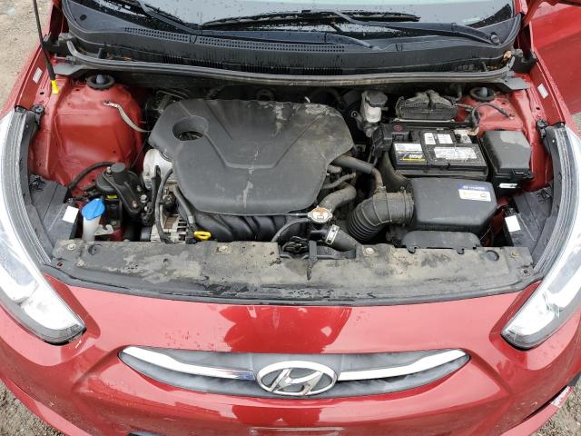 KMHCT4AE1HU363185 - 2017 HYUNDAI ACCENT SE RED photo 11