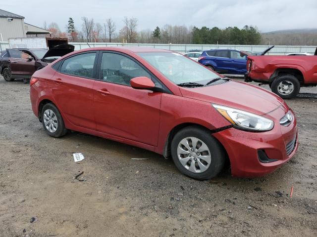 KMHCT4AE1HU363185 - 2017 HYUNDAI ACCENT SE RED photo 4