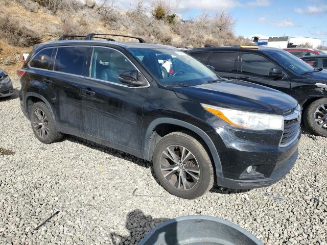 5TDKKRFH2GS140515 - 2016 TOYOTA HIGHLANDER XLE 黑色 照片 4