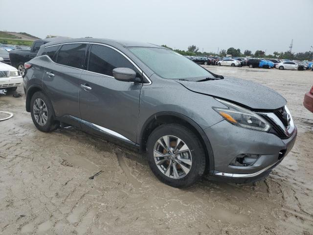 5N1AZ2MG6JN145668 - 2018 NISSAN MURANO S GRAY photo 4