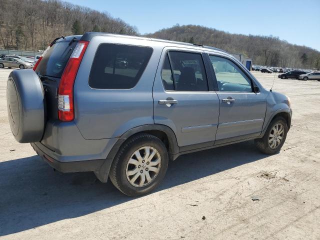 JHLRD78996C047013 - 2006 HONDA CR-V SE BLUE photo 3