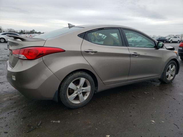 5NPDH4AE9DH400787 - 2013 HYUNDAI ELANTRA GLS TAN photo 3