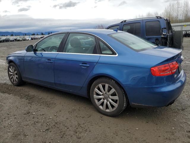 WAUSF78K59N039640 - 2009 AUDI A4 PREMIUM PLUS BLUE photo 2