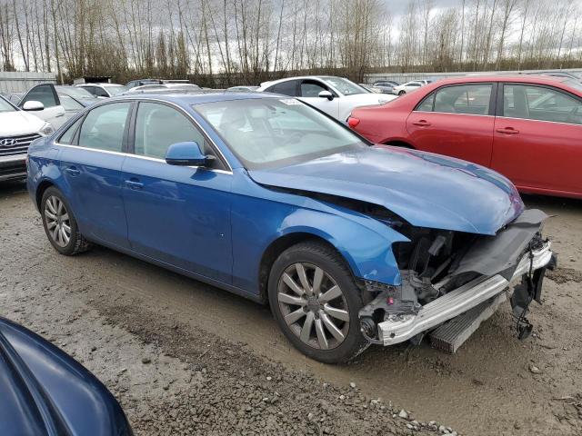 WAUSF78K59N039640 - 2009 AUDI A4 PREMIUM PLUS BLUE photo 4