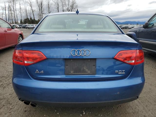 WAUSF78K59N039640 - 2009 AUDI A4 PREMIUM PLUS BLUE photo 6