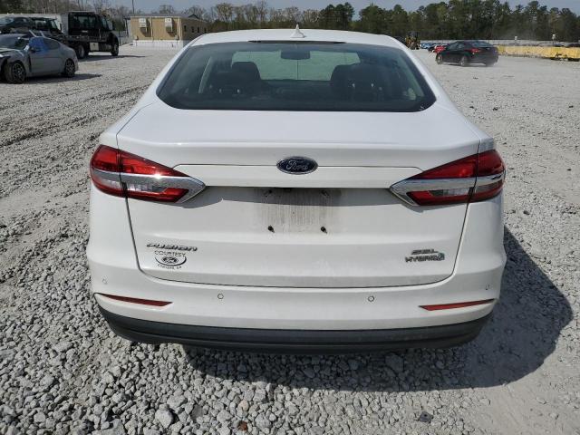 3FA6P0MUXKR185640 - 2019 FORD FUSION SEL WHITE photo 6