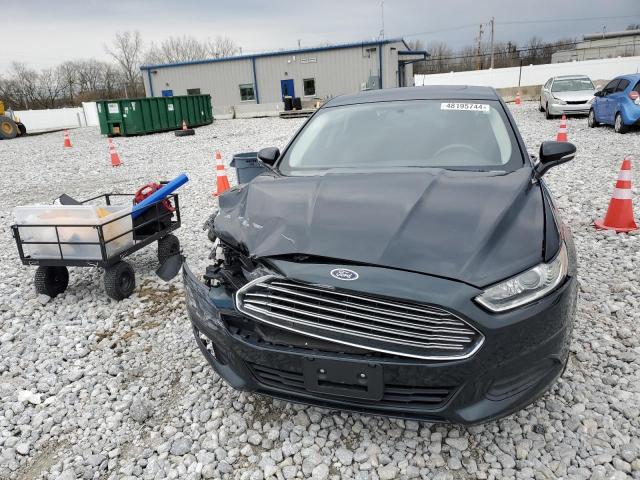 3FA6P0H72ER225556 - 2014 FORD FUSION SE TEAL photo 5