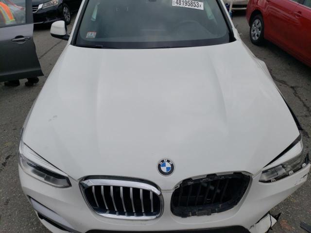 5UXTY5C02M9G13576 - 2021 BMW X3 XDRIVE30I WHITE photo 12