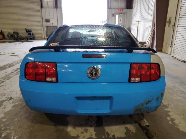 1ZVFT80N665154653 - 2006 FORD MUSTANG BLUE photo 6