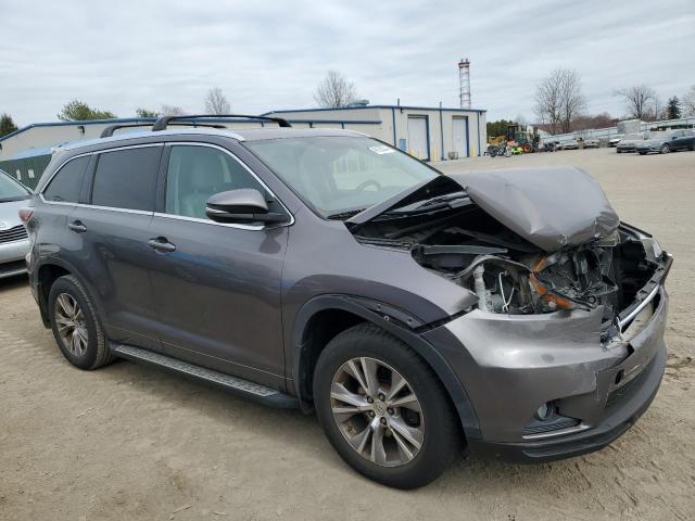 5TDJKRFH1ES013215 - 2014 TOYOTA HIGHLANDER XLE Boz foto 4