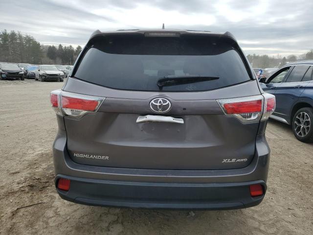 5TDJKRFH1ES013215 - 2014 TOYOTA HIGHLANDER XLE Boz foto 6