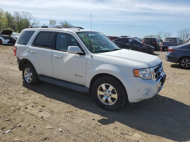 1FMCU4K36CKA87679 - 2012 FORD ESCAPE HYBRID WHITE photo 4