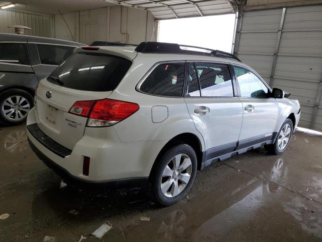 4S4BRBKC5A3379915 - 2010 SUBARU OUTBACK 2.5I LIMITED WHITE photo 3