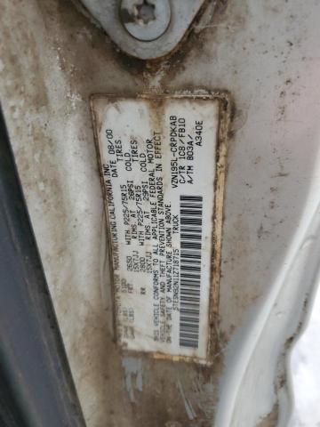 5TESN92N11Z718715 - 2001 TOYOTA TACOMA XTRACAB PRERUNNER ბეჟი ფოტო 12