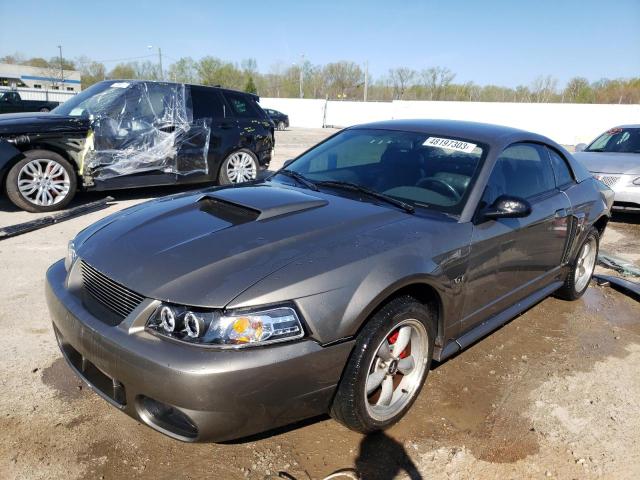1FAFP42X71F206881 - 2001 FORD MUSTANG GT GRAY photo 1