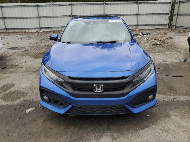 SHHFK7H93JU214112 - 2018 HONDA CIVIC SPORT TOURING BLUE photo 5