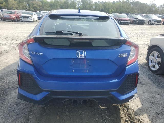 SHHFK7H93JU214112 - 2018 HONDA CIVIC SPORT TOURING BLUE photo 6