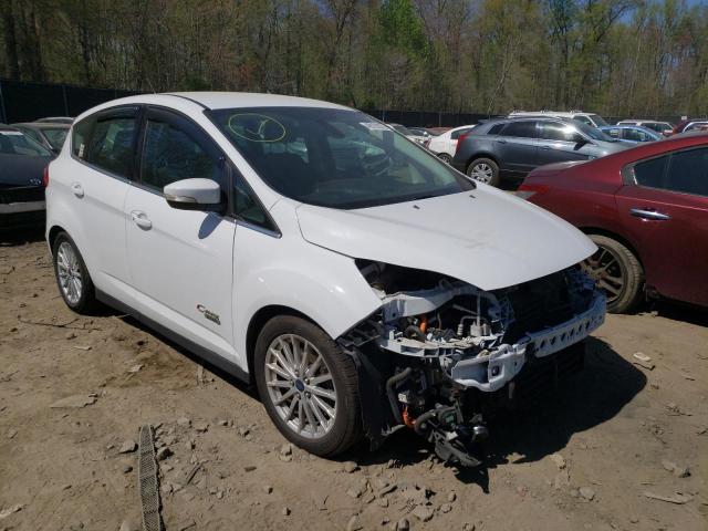 1FADP5CU1EL518235 - 2014 FORD C-MAX PREMIUM WHITE photo 4