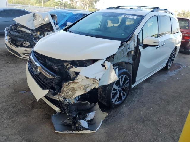 5FNRL6H97JB053091 - 2018 HONDA ODYSSEY ELITE Biały zdjęcie 1