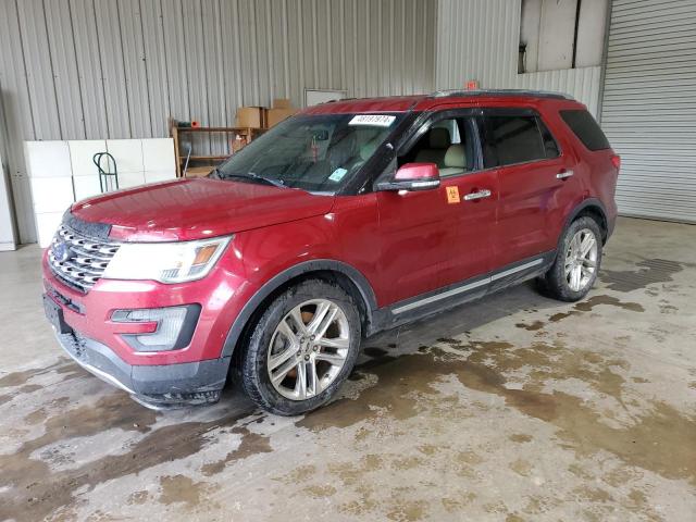 1FM5K7F83GGB79251 - 2016 FORD EXPLORER LIMITED RED photo 1