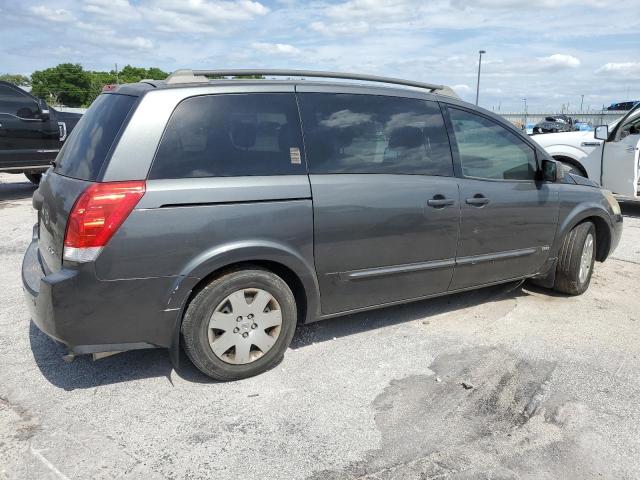 5N1BV28U96N104300 - 2006 NISSAN QUEST S GRAY photo 3