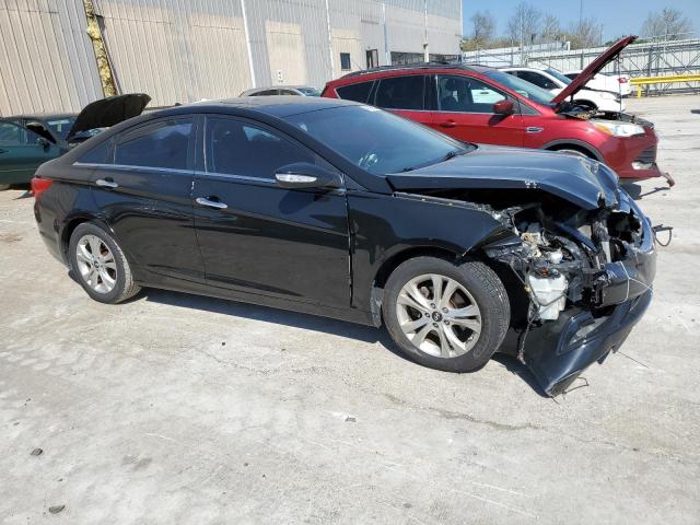 5NPEC4AB6BH294076 - 2011 HYUNDAI SONATA LIM SE BLACK photo 4