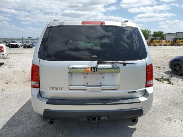 5FNYF38549B028059 - 2009 HONDA PILOT EXL SILVER photo 6