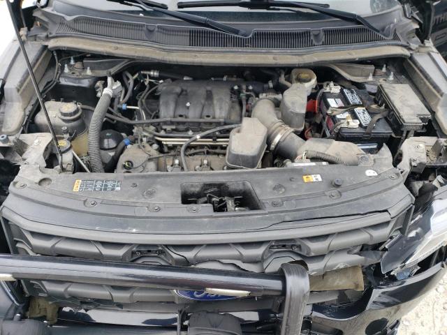 1FM5K8AR4HGD92166 - 2017 FORD EXPLORER POLICE INTERCEPTOR 黑色 照片 12