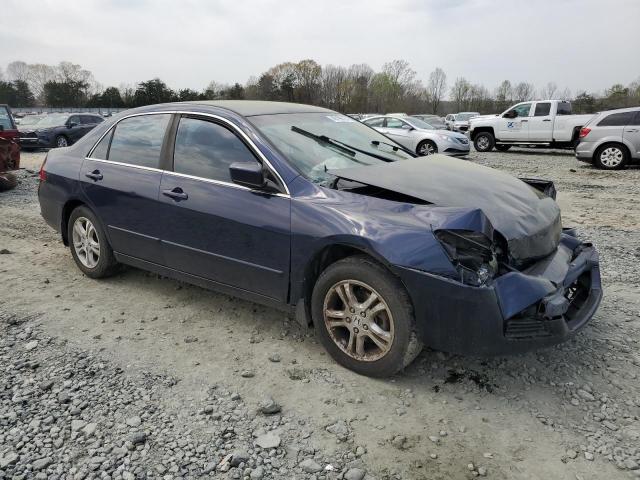 1HGCM56347A212812 - 2007 HONDA ACCORD SE BLUE photo 4